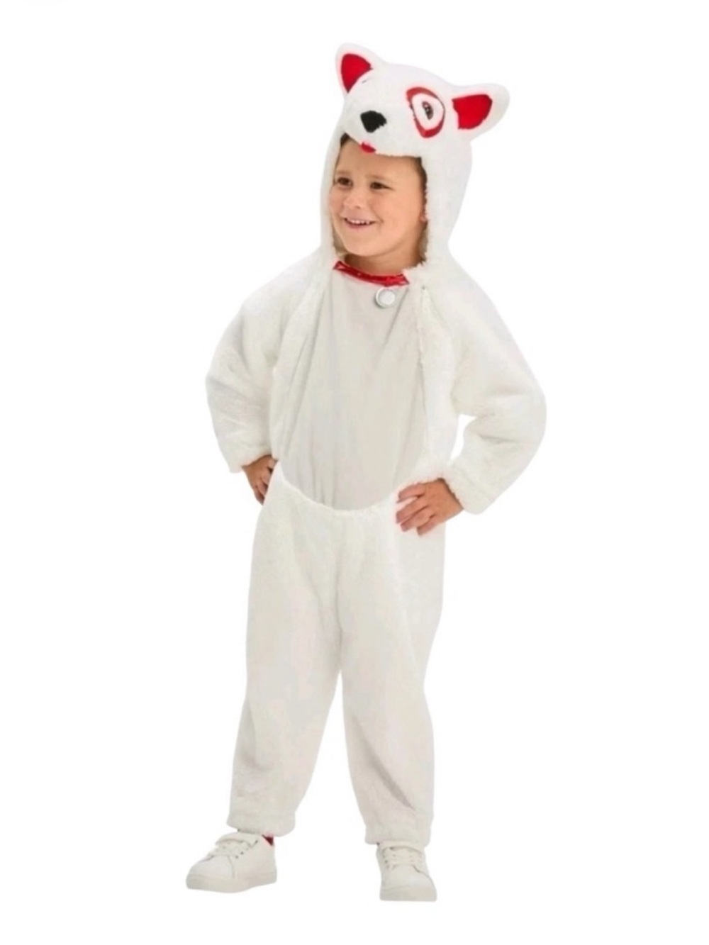 Hyde And Eek! Target Bullseye White Dog Costume Size 2T/3T